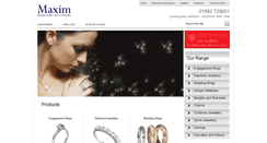 Desktop Screenshot of maximjewellery.co.uk